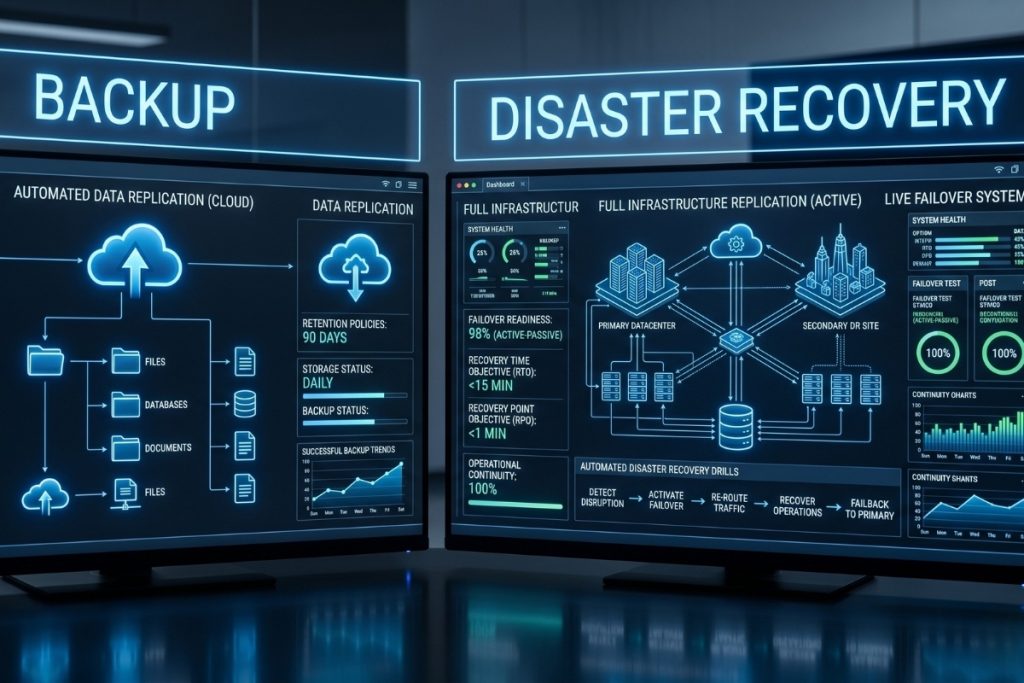 Disaster Recovery vs Backup Why Your Business Needs Both